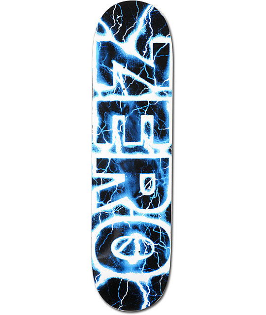 Zero Lightning Blue 8.0" Team Skateboard Deck at Zumiez PDP